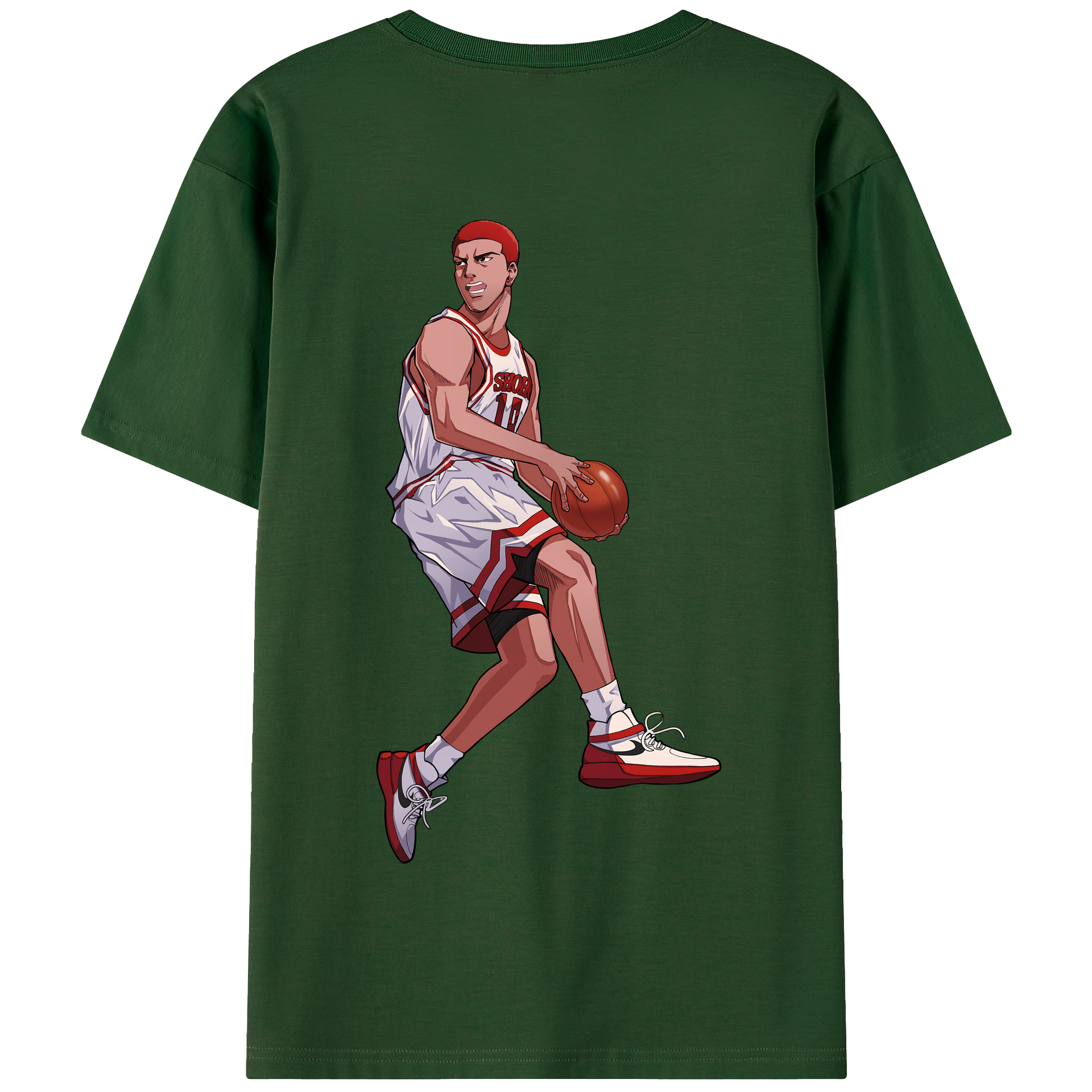 SLAM DUNK／スラムダンク 綿100％半袖Tシャツ（背面プリント）